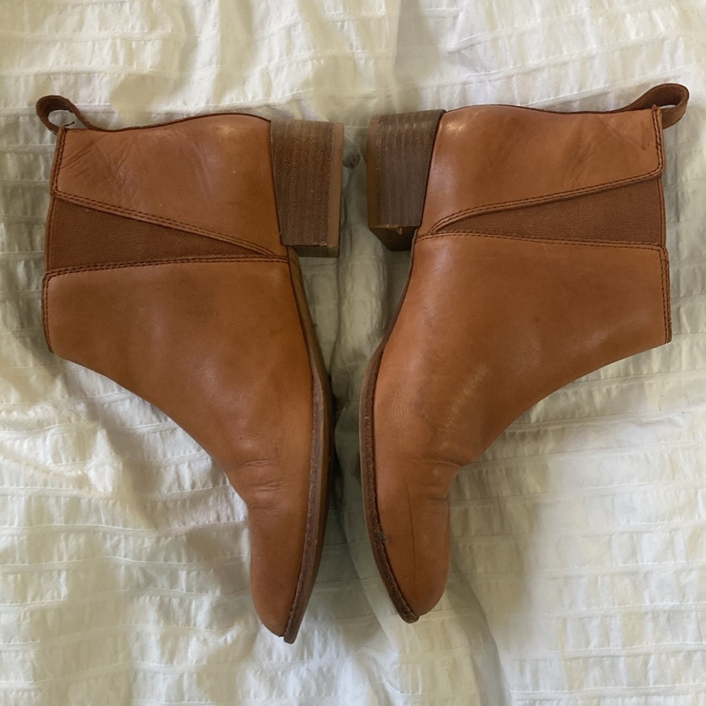 Madewell Carina Brown Leather Ankle Boot - Picture 4 of 12